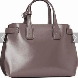 Burberry soft calfskin banner bag